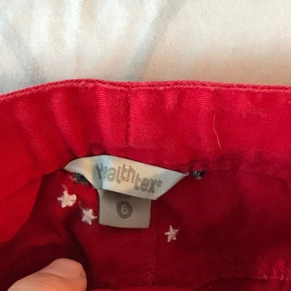 Healthtex Red USA Girls Shorts - Picture 2 of 3